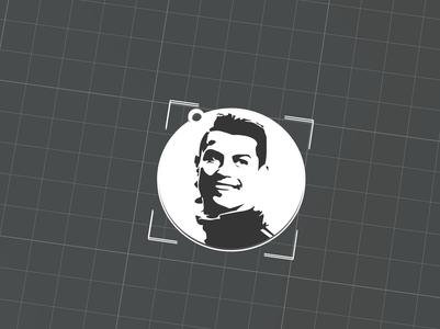 Cristiano Ronaldo keychain 