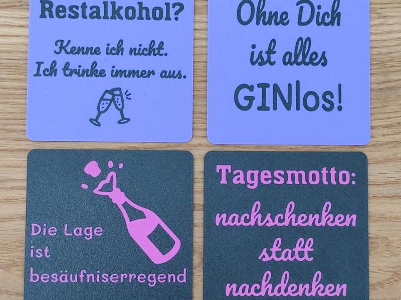Coaster with Saying - Funny Lid