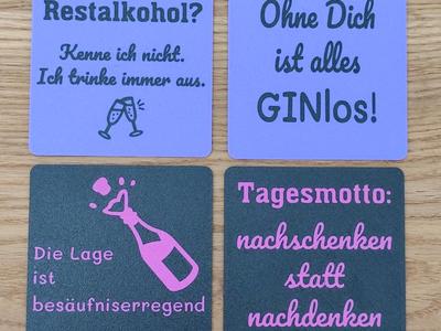 Coaster with Saying - Funny Lid
