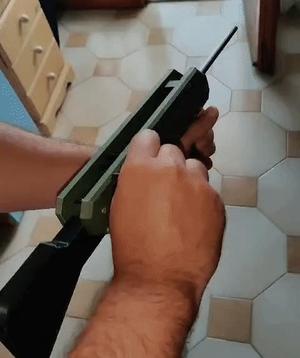 Crank Toy Gun