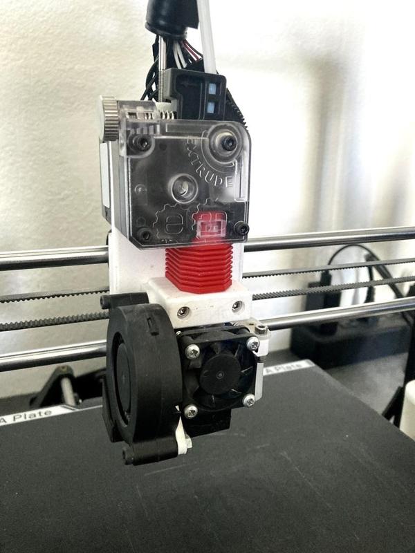 Simple E3D Titan extruder for BL Touch- semi modular
