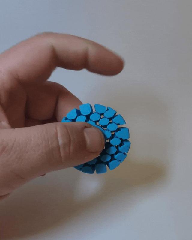fidget wheel flex, double frontface