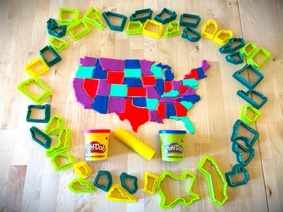 United States Play-Doh Stamps / Cookie Cutters