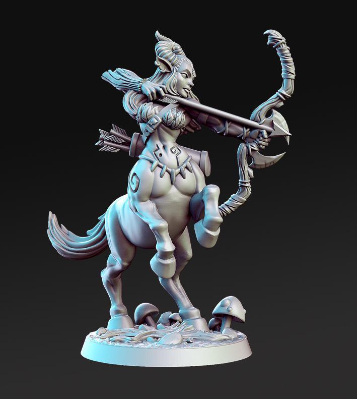 Ypponia - Female Centaur Archer - 32mm - DnD -