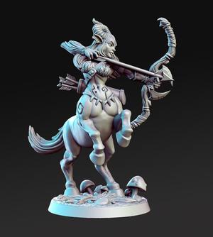 Ypponia - Female Centaur Archer - 32mm - DnD -