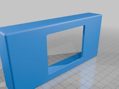 Cap for the post at the bottom of a handrail