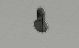 Screw Pocket Boolean for making things that can hang on wall with screws