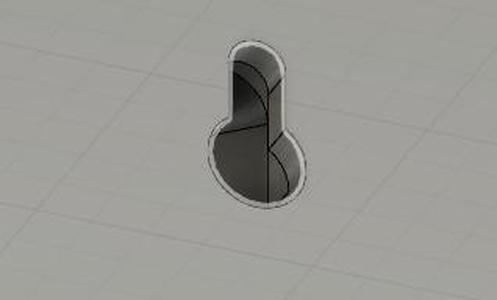 Screw Pocket Boolean for making things that can hang on wall with screws