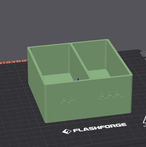 Battery box for AA- AAA