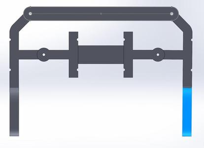 A Simple Suspension system that uses rubberbands