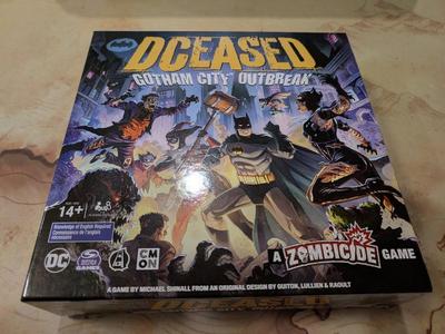DCeased Gotham City Outbreak board game insert/ organizer - sleeved cards