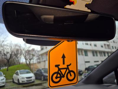 Bike Roof Rack Reminder