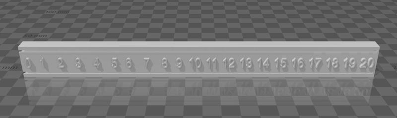 Dual track Hit point and experience tracker (20 HP Max + New Markers)