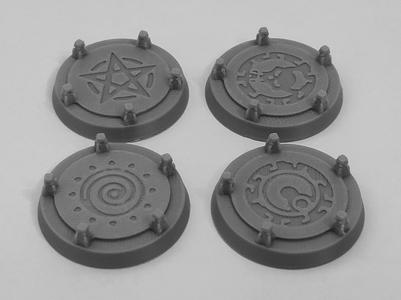32mm Miniature Model Bases - Summoning Circles