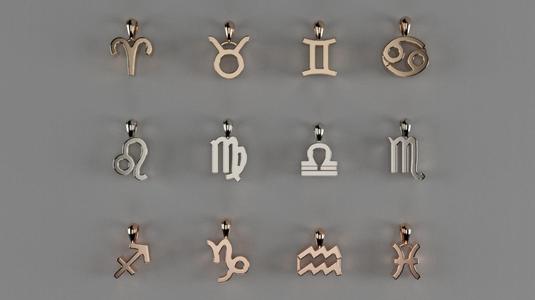 Zodiac Sign Pendant Bundle - Plain