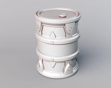 Fuel barrel - Warhammer 40k/30k/Necromunda/dark sci-fi board games