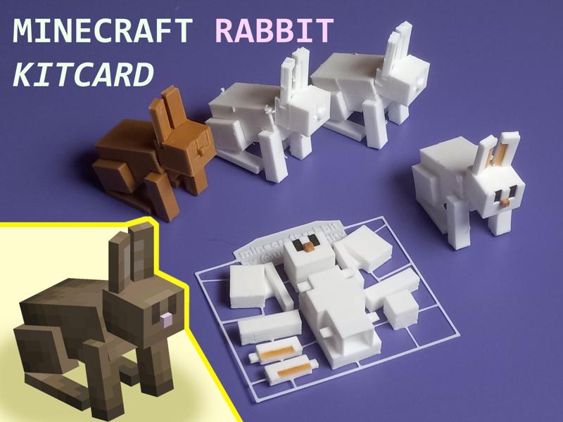 [ AMS | KITCARD ] Multi-Color Minecraft Bunny