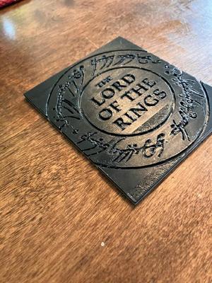lord of the rings coaster/Logo   