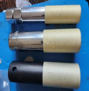 tool hex socket cover to make wheel lug nut socket   