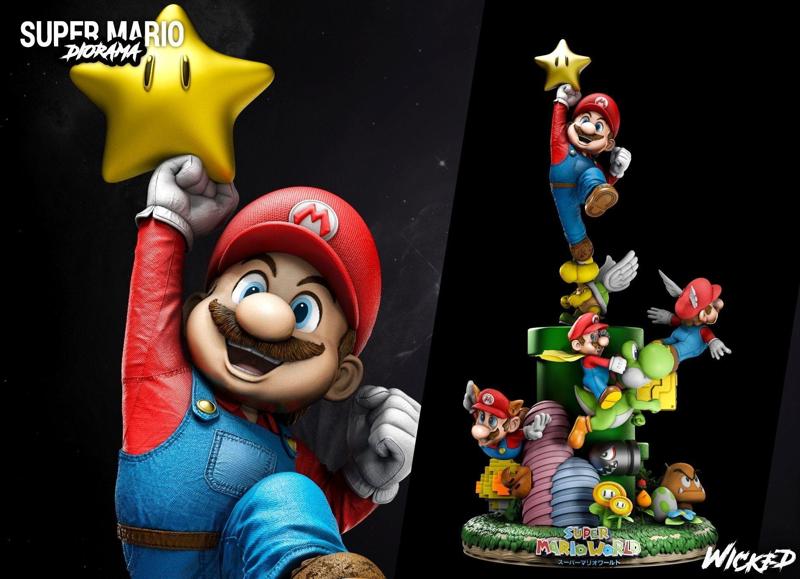 Wicked Video Game Super Mario DIORAMA COMPLETE Sculpture