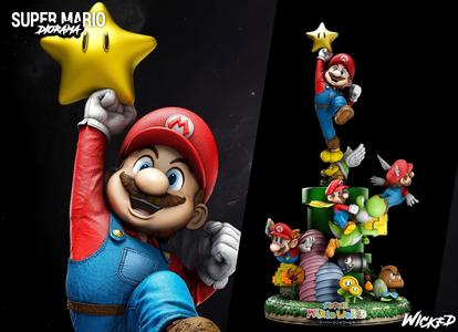 Wicked Video Game Super Mario DIORAMA COMPLETE Sculpture