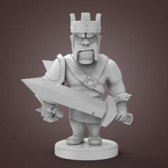 Barbarian King 3D Printing Figurine | Assembly