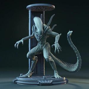 Alien in Chamber 3D Printing Figurine | Assembly