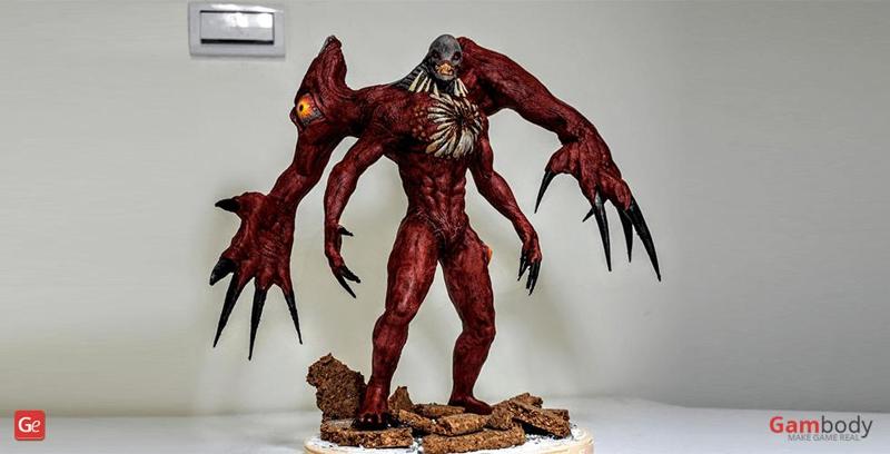 William Birkin Monster 3D Printing Figurine | Assembly