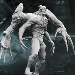 William Birkin Monster 3D Printing Figurine | Assembly