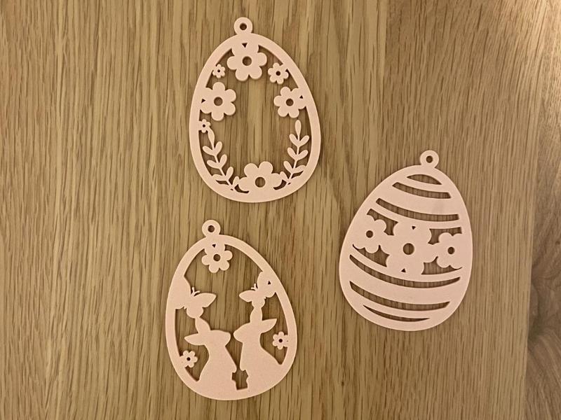 Easter egg ornaments SET 2