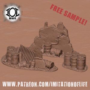 Wasteland terrain Samples