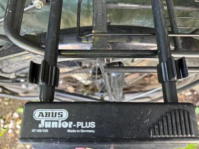 Abus Bike Lock Holder Clip (Gepäckträger-Clip für Fahrradschloss)   