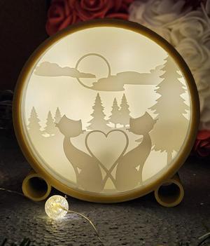 Shadowbox LAYERED LAMP