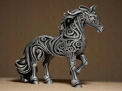 Designer HORSE Sculpture   