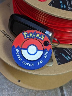 Pokémon Spinning Keychain 