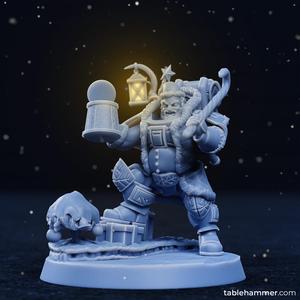 Santa Dwarf – free christmas model