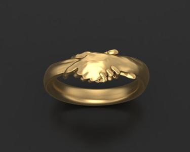 Rome Handshake Ring