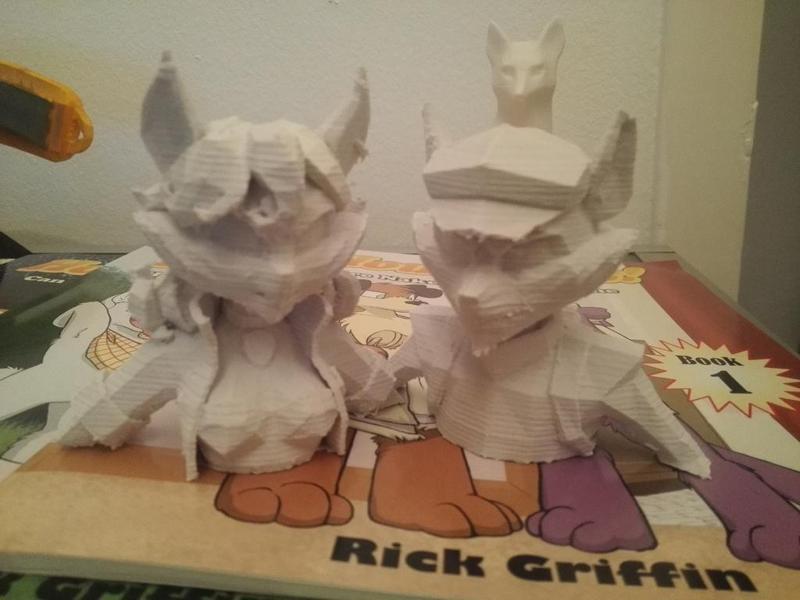 Sly Raccoon and Carmelita Fox bust