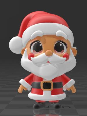 Jolly Santa Claus 3D Model - Designed by Doreme