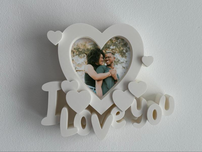 Valentine's Day "I Love You" Photo Frame