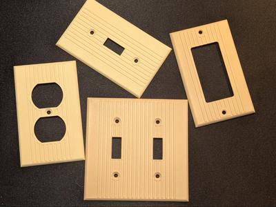 Mid-Century Modern Switch and Outlet Covers