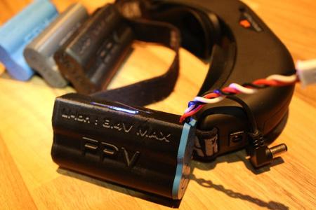 Fatshark 18650 FPV battery Case with LED