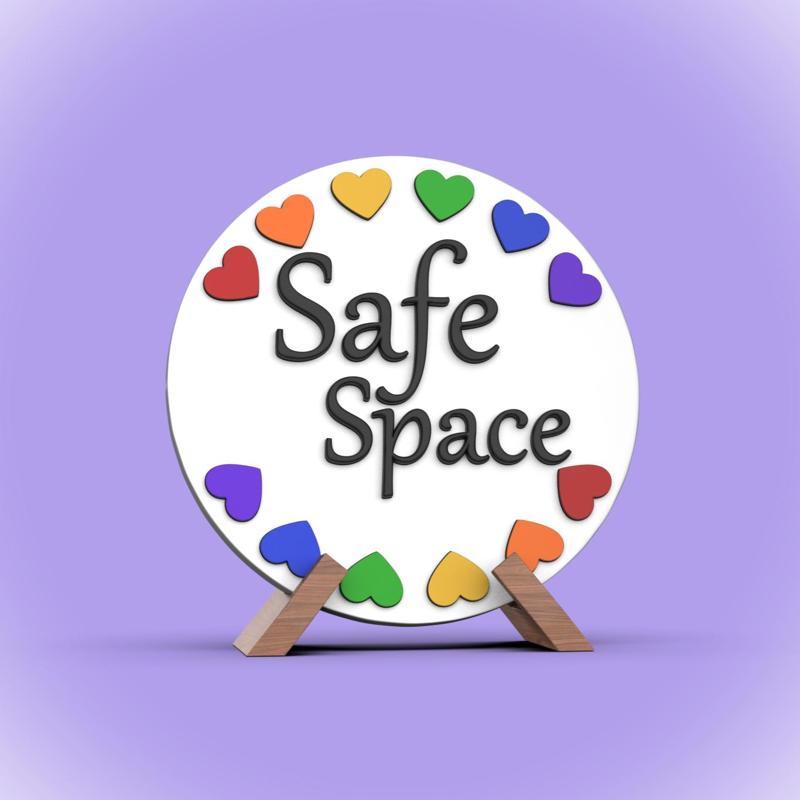 Safe Space Pride Plaque