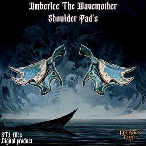 Umberlee The Wavemother Fantasy Shoulder Pads Baldrus Gate 3