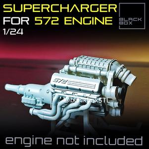 Supercharger set for 572 ENGINE 1-24th