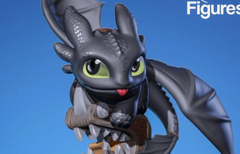 Chibi Toothless - How to Train Your Dragon