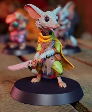 Drongo the Stoic Fighter Bilby - Tabletop Mini