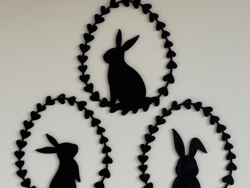 Easter Wreath Heart