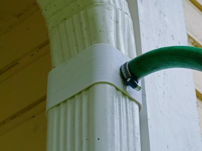 Rainwater Diverter for Downspout