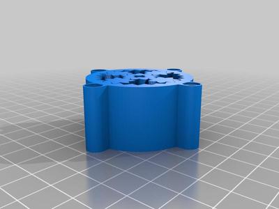 Peristaltic pump compatible with lego